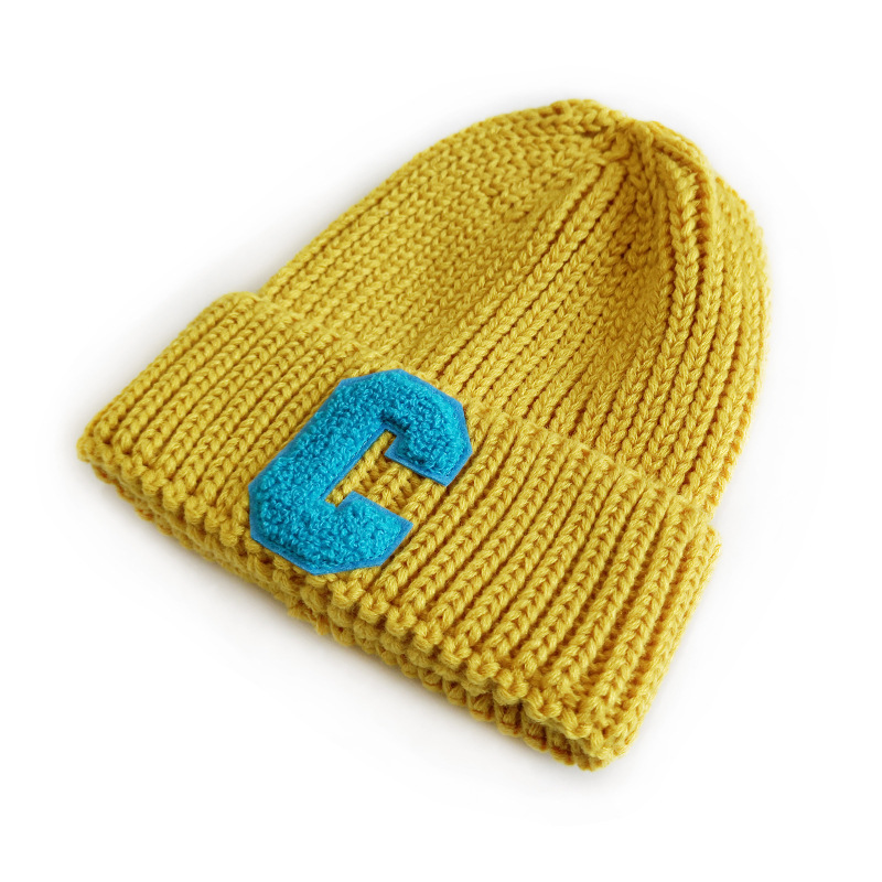 Trendy Letter C Logo Knitted Cap