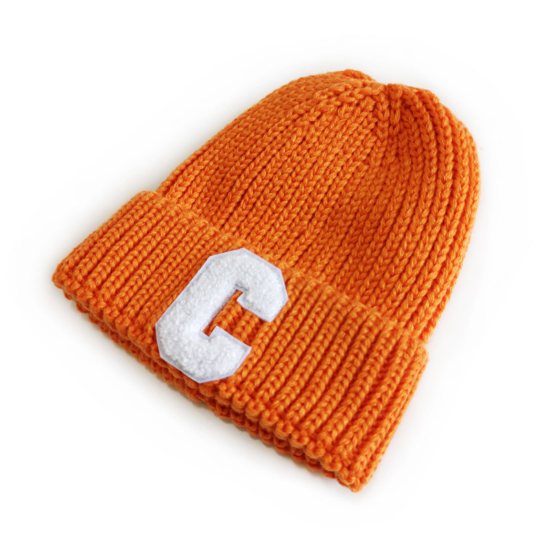 Trendy Letter C Logo Knitted Cap