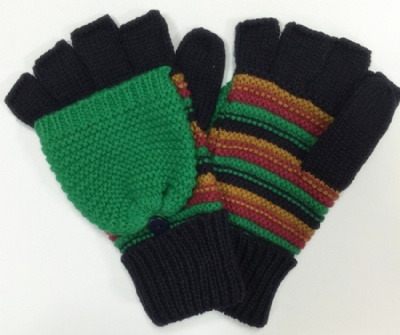 Half-finger with flip mitten