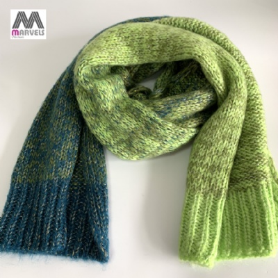 Knitted Acrylic with Lurex Scarf