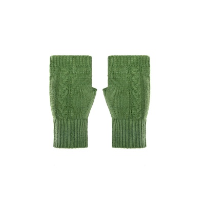 Ins Style Cable Knit Fingerless Gloves