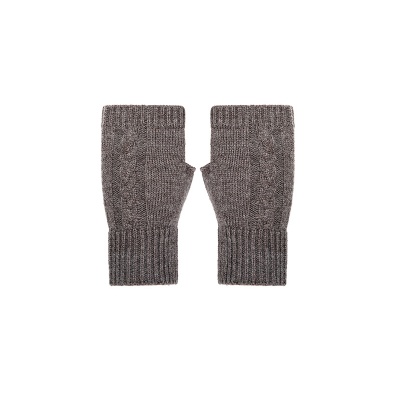 Ins Style Cable Knit Fingerless Gloves