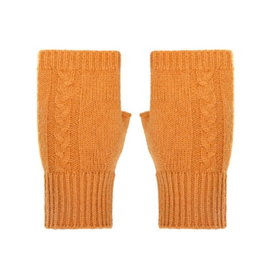 Ins Style Cable Knit Fingerless Gloves