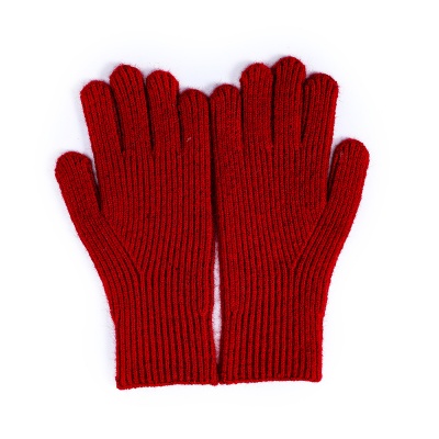 Autumn and Winter men's and women's five-finger warm gloves