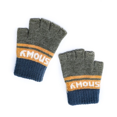 Children's Half Finger Writing Warm Gloves