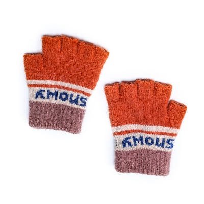 Children's Half Finger Writing Warm Gloves