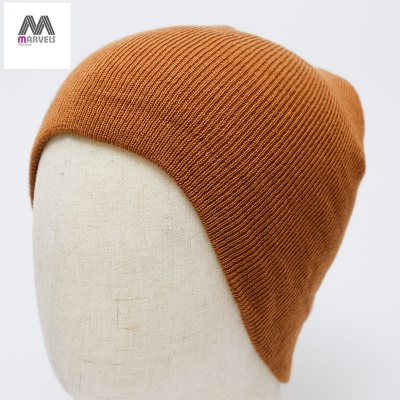 solid customized color beanie