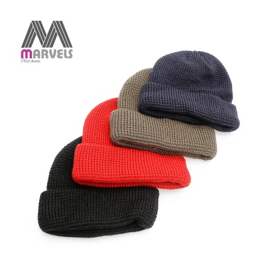 solid customized color beanie