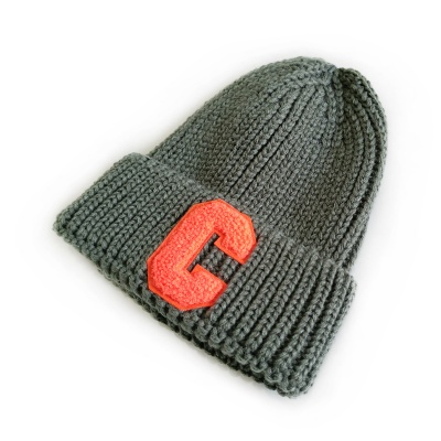Trendy Letter C Logo Knitted Cap