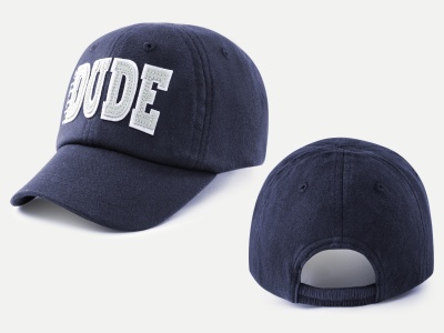 Patch logo contrast color cap