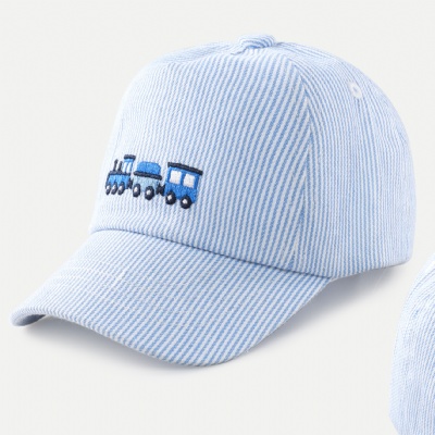 Car Embroidered stripe cap
