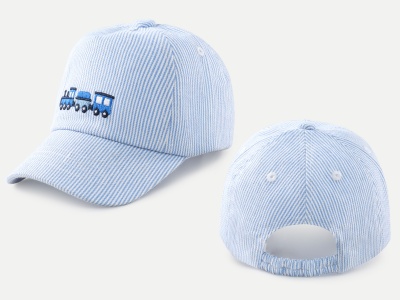 Car Embroidered stripe cap