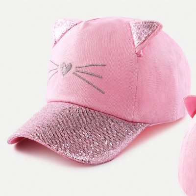 Children cat ears cap
