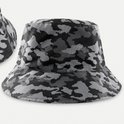 Camouflage bucked hat