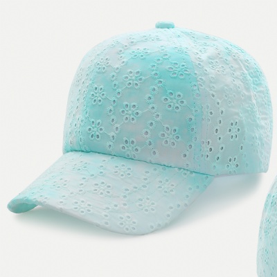 Cutout fabric baseball cap