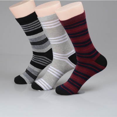 Striped knitted socks