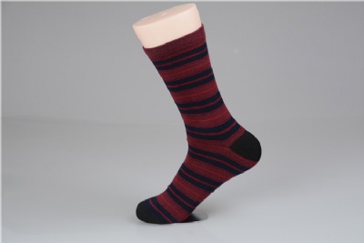 Striped knitted socks