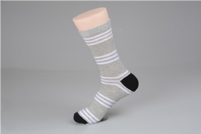 Striped knitted socks
