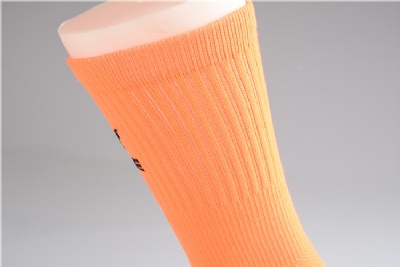 Jacquard letter crew socks