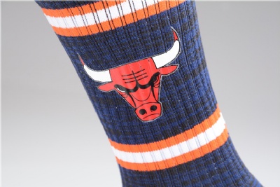 Bull printing crew socks