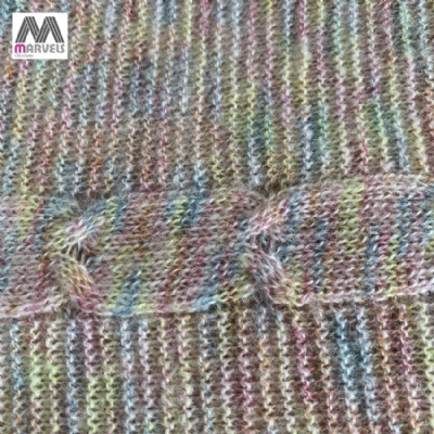 Knitted Cable Pattern Scarf
