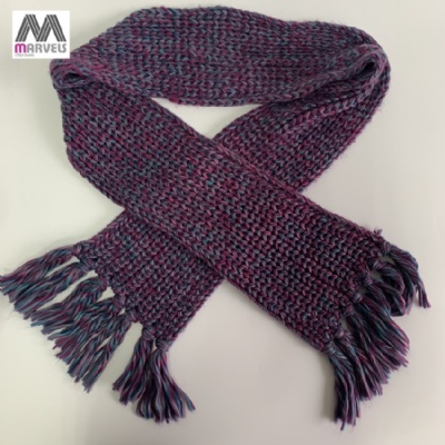 Twisted Yarn Knitted Scarf