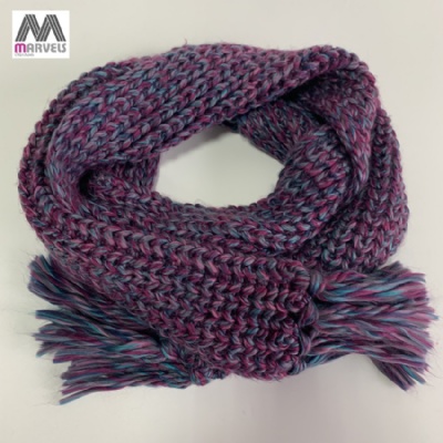 Twisted Yarn Knitted Scarf