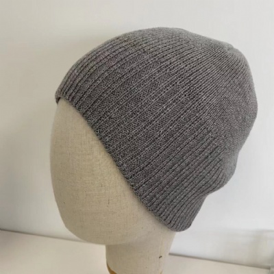 Recycle polyester double layer beanie