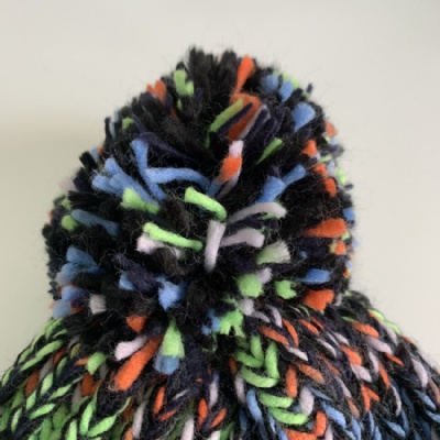 Knitted space dye beanie