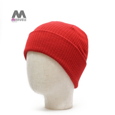 Unisex rib acrylic beanie