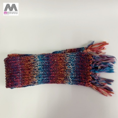 Twisted Yarn Kinted Sequin Scarf