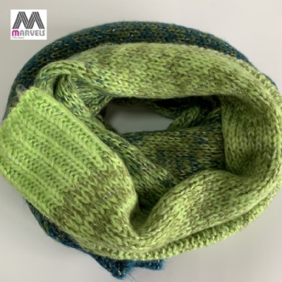 Knitted Acrylic with Lurex Scarf