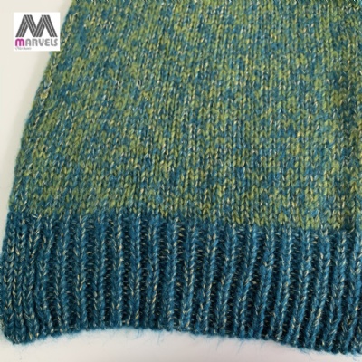 Knitted Acrylic with Lurex Scarf