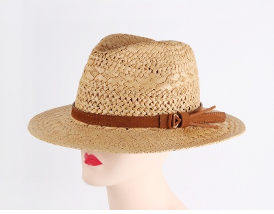 Fashion British Couples Summer Travel Straw Hat
