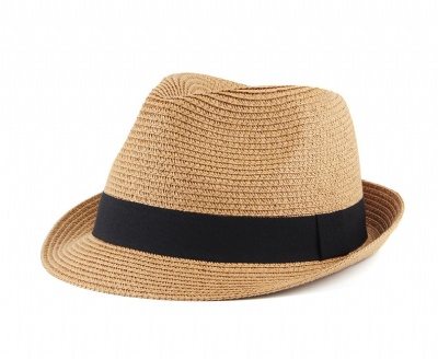 Couples Gentlemen′s Small Short-Brimmed British Jazz Straw Hat