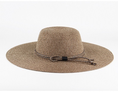 Summer Women′s Fashion Big-Brimmed Travel Sunscreen Straw Hat