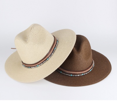 Men′s and Women′s Sunshade Sun Hats Travel Straw Hat