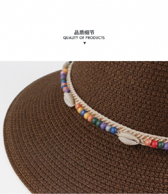Spring and summer new hats outdoor fisherman hat travel shade straw hat