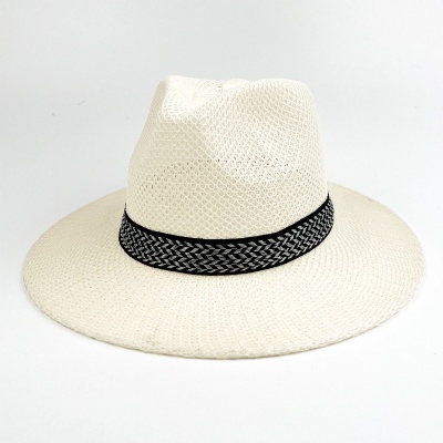 Summer raffia straw hat