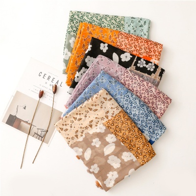 Art color matching travel printing silk feeling scarf