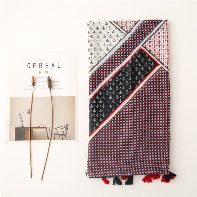 Export Original Single Linen Monochrome Scarf