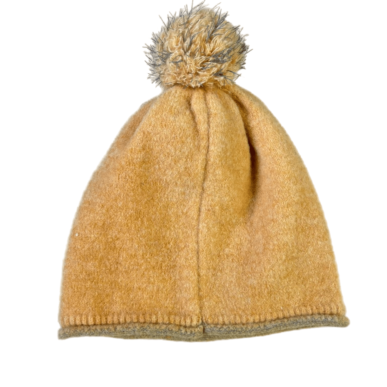 Trendy Yellow POM-Poms Beanie Hat for Cold Weather Fashion
