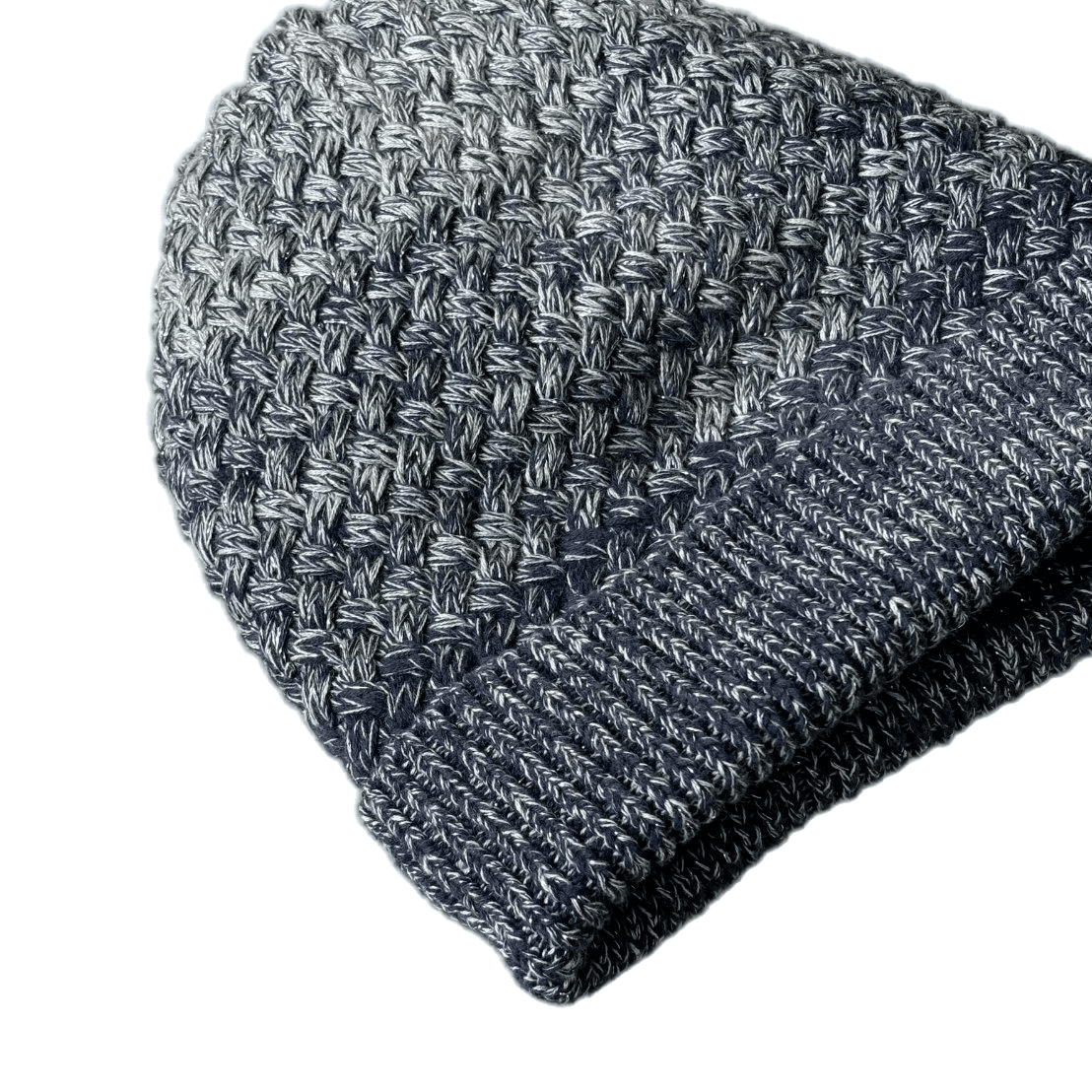 Reflective Yarn Beanie Hat with Gold and Silver Threads for Men Women