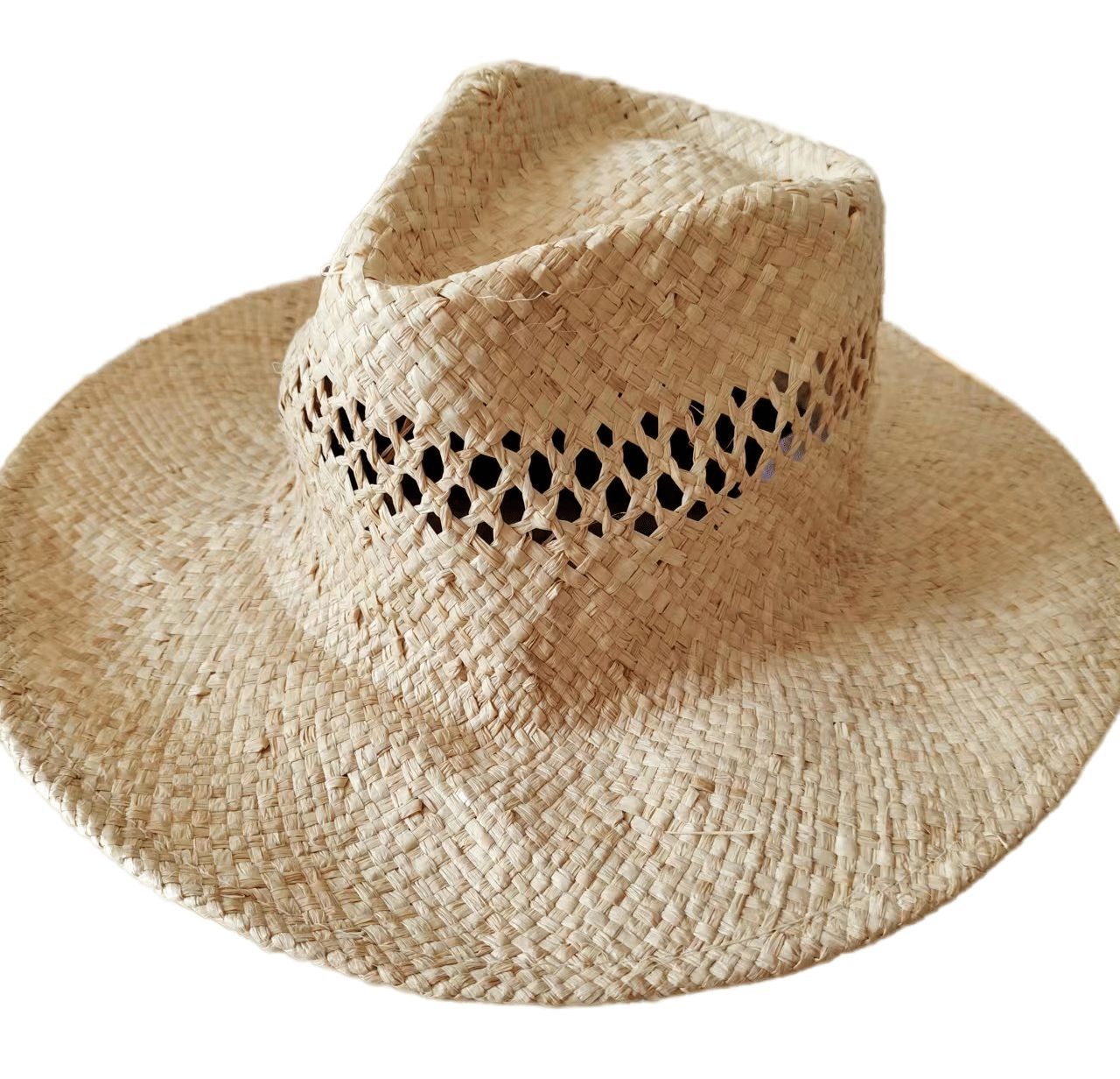 Customized Trendy Straw Hat for Stylish Summer Beach Outings
