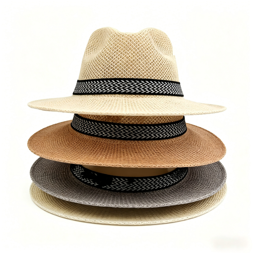 Stylish Summer Raffia Straw Sun Hat for Beach Days
