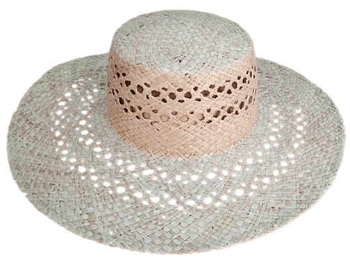 Fashion Weaved Crochet Straw Hat Wide Brim for Women