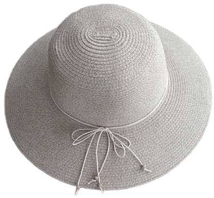 Summer Women Polyester Yarns Braided Casual Sun Hat