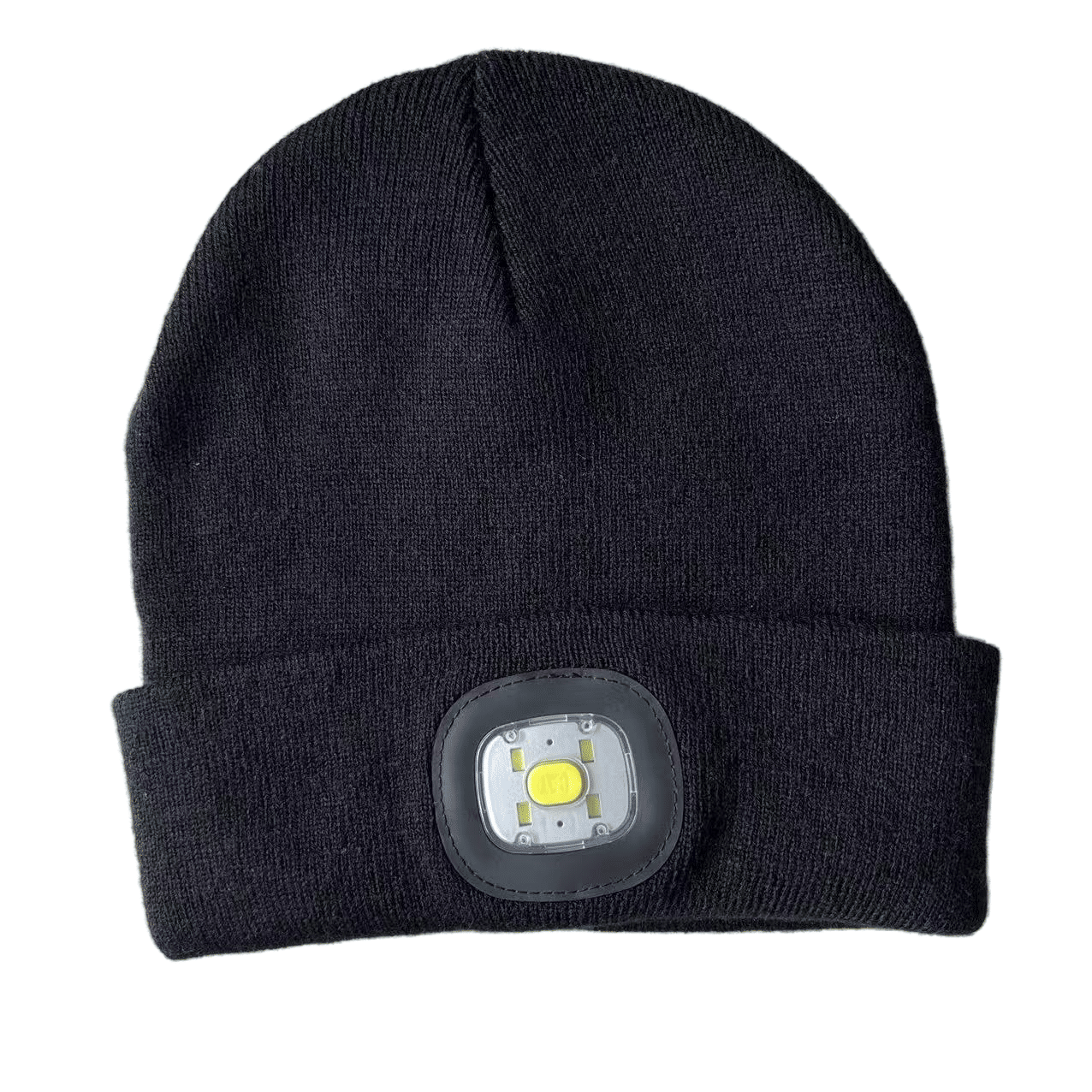 LED Beanie with Light Unisex USB Rechargeable Headlamp Hat for Men