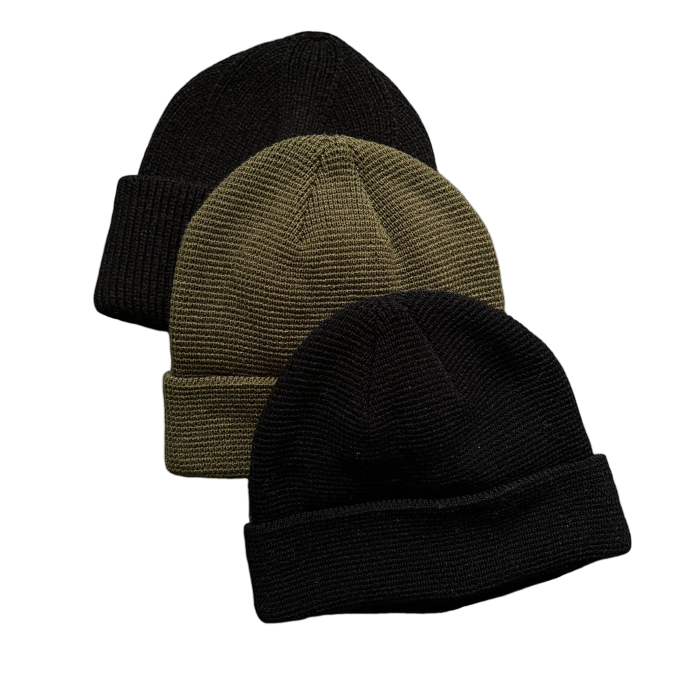 Cuffed Skull Cap for Men Women Warm Knit Beanie