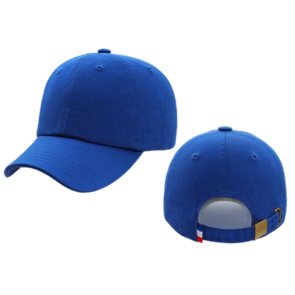 Royal Blue Washed Cotton Baseball Cap